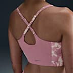 Bra deportivo de baja sujeción de talle largo con forro ligero para mujer Nike One Convertible