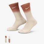 Meias com amortecimento Nike Everyday Plus (2 pares) - Multicolor