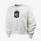 NJ/NY Gotham FC Phoenix Fleece Women's Nike NWSL Crew-Neck Sweatshirt - Sail