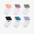 Nike Baby (12-24M)/Toddler Ruffled Socks (6 Pairs)