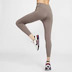 Nike Universa Women's High-Waisted 7/8 Leggings with No Front Seam