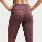 Leggings de correr de tiro alto de 7/8 para mujer Nike Tempo Swoosh Run