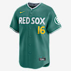 Jersey Nike Dri-FIT ADV de la MLB Limited para hombre Jarren Duran Boston Red Sox City Connect - Verde