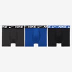 Nike Essentials Big Kids' Dri-FIT Boxer Briefs (3-Pack)