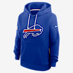 Buffalo Bills Sideline Women's Nike Dri-FIT NFL Pullover Hoodie - Royal