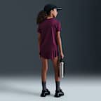 Nike One Fitted Older Kids' (Girls') Dri-FIT Short-Sleeve Top