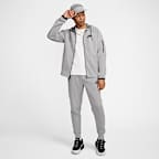 Felpa in fleece con cappuccio e zip a tutta lunghezza Nike Sportswear Tech Essentials - Uomo