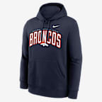 Denver Broncos Club Men's Nike NFL Pullover Hoodie - Navy