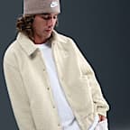 Nike Sportswear Club Men's High-Pile Fleece Coaches Jacket