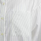 Nike Sportswear Chill Poplin Women's Oversized Woven Long-Sleeve Striped Top