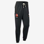 Pants Nike Dri-FIT de la NFL de pierna entallada para hombre Cincinnati Bengals Sideline Standard Issue - Negro