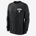 Las Vegas Raiders Draw Block Club Men's Nike NFL Pullover Crew