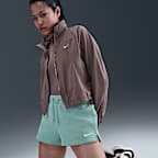 Nike Sportswear Phoenix Fleece középmagas derekú, 5 cm-es női rövidnadrág