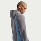 Nike Tech Men's Colour-Block Full-Zip Fleece Windrunner Jacket