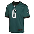 Jersey de fútbol americano Nike Dri-FIT de la NFL para niños talla grande DeVonta Smith Philadelphia Eagles - Verde