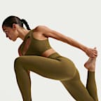 Leggings a 7/8 a vita alta senza cucitura anteriore Nike Zenvy – Donna