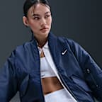 Chamarra bomber Therma-FIT reversible para mujer Nike Sportswear