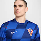 Kroatië 2024/25 Stadium Uit Nike Dri-FIT replica voetbalshirt voor heren