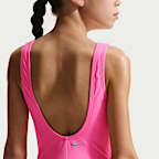 Traje de baño de una pieza con espalda en forma de U para niña talla grande Nike Swim
