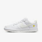 Scarpa Nike Dunk Low – Donna - Bianco/Opti Yellow/Sail