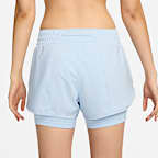 Nike Dri-FIT One Women's Mid-rise 8cm (approx.) 2-in-1 Shorts