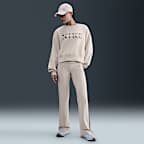 Sweatshirt de gola redonda folgada Nike Sportswear Phoenix Fleece para mulher