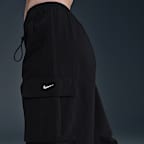 Nike Sportswear oversized geweven cargobroek met halfhoge taille voor dames