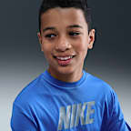 Playera de manga larga Dri-FIT para niño talla grande Nike Swim Hydroguard