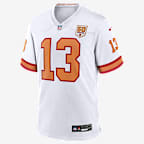 Mike Evans Tampa Bay Buccaneers 50th Season Men's Nike NFL Game Jersey - White