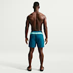 Nike Swim-volleyshorts (18 cm) med indershorts til mænd