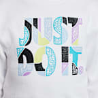 Sudadera de cuello redondo de French Terry infantil Nike Sportswear "Outside the Lines"