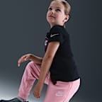 Joggers de tejido Fleece para niños talla pequeña Nike Sportswear Club