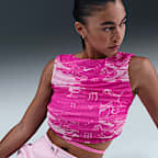 Camiseta de tirantes cropped para mujer Serena Williams Design Crew