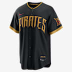 Bryan Reynolds Pittsburgh Pirates City Connect Men's Nike MLB Stadium Jersey - Black