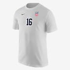 Playera de fútbol Nike para hombre Rose Lavelle USWNT - Blanco