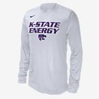 Kansas State Men's Nike College Long-Sleeve T-Shirt - White