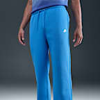 Pants de tejido Fleece con dobladillo abierto para hombre Nike Club