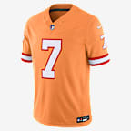Jersey Nike Dri-FIT de la NFL Limited para hombre Bucky Irving Tampa Bay Buccaneers - Crema melocotón