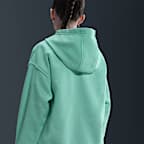 Sudadera con gorro sin cierre oversized para niños talla grande Nike Sportswear Club Fleece