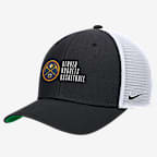 Denver Nuggets 2024/25 Rise Icon Edition Nike NBA Trucker Cap - Black