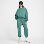 Nike Sportswear Phoenix Fleece 女款高腰寬版毛圈布運動褲