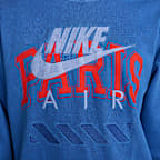 Sudadera de cuello redondo de tejido Fleece para hombre Nike Air "Paris"