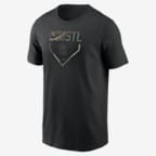 St. Louis Cardinals Camo Men's Nike MLB T-Shirt - Black