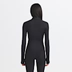 Playera de manga larga con medio cierre para mujer NikeSKIMS Shine