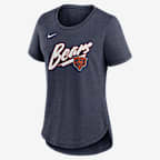 Chicago Bears Primetime Women's Nike NFL T-Shirt - Navy