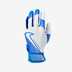 Guantes de bateo para softball Nike Hyperdiamond Select - Blanco