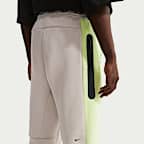Nike Tech Men's Colour-Block Open-Hem Fleece Trousers