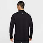 나이키 스트라이드 남성 써마 핏 리펠 윈터라이즈드 하프집 러닝 탑