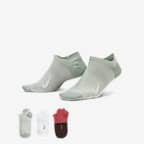 Nike Everyday Plus Lightweight Women's Training No-Show Socks (3 Pairs) - Multi-Colour