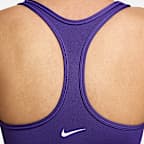 สปอร์ตบรามีกราฟิกผู้หญิงไม่เสริมฟองน้ำ Nike Pro Swoosh Light Support